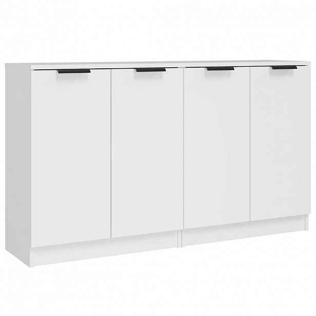 vidaXL Příborníky 2 ks bílé 60 x 30 x 70 cm kompozitní dřevo