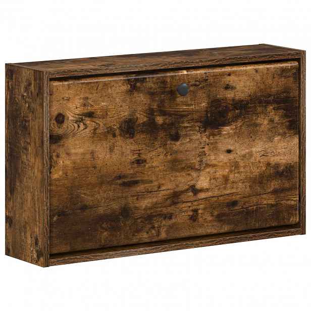 vidaXL Nástěnná skříň na boty BREDA 71 x 17 x 43 cm Kompozitní dřevo