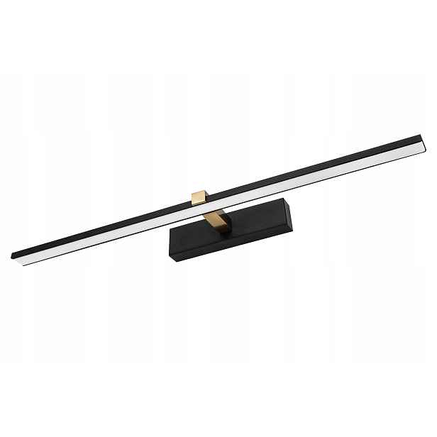 Černozlaté nástěnné svítidlo Integrované Led 60 cm IP44 840lm 4200K