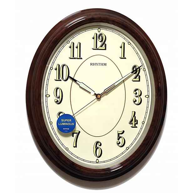 Čitelný Elegantní Nástěnný Hodinový Stroj Rhythm Svítí 712 CM