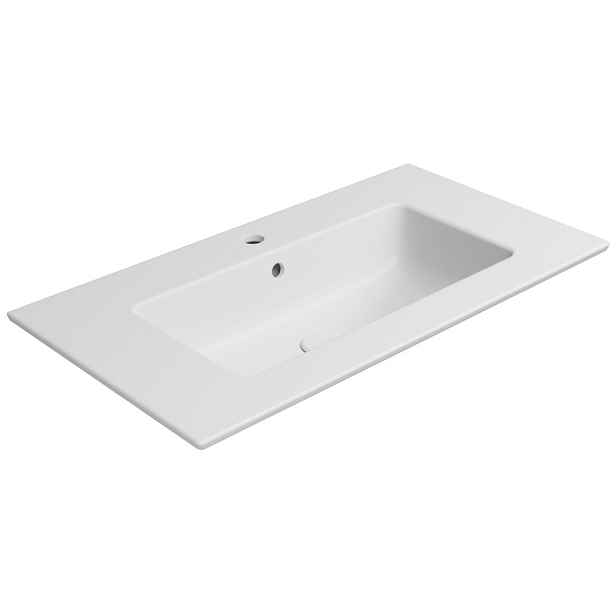 GSI PURA keramické umyvadlo Slim 82x46cm, bílá mat