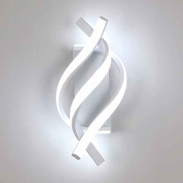 Led Nástěnná Lampa bílá Moderní Kreativní 6000K 22W stmívatelná