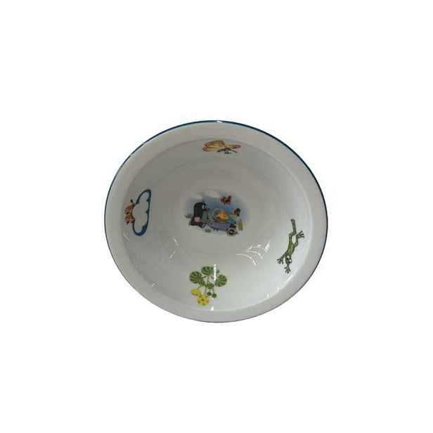 miska d14,5cm VITAL- KRTEK a kolečko, dětská, porcelán