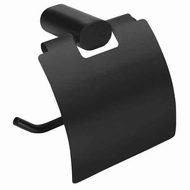 SAPHO RF007/15 Flori držák toaletního papíru s krytem, černá mat