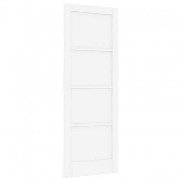 vidaXL Vnitřní dveře 78 x 211 cm Překližka Bílá