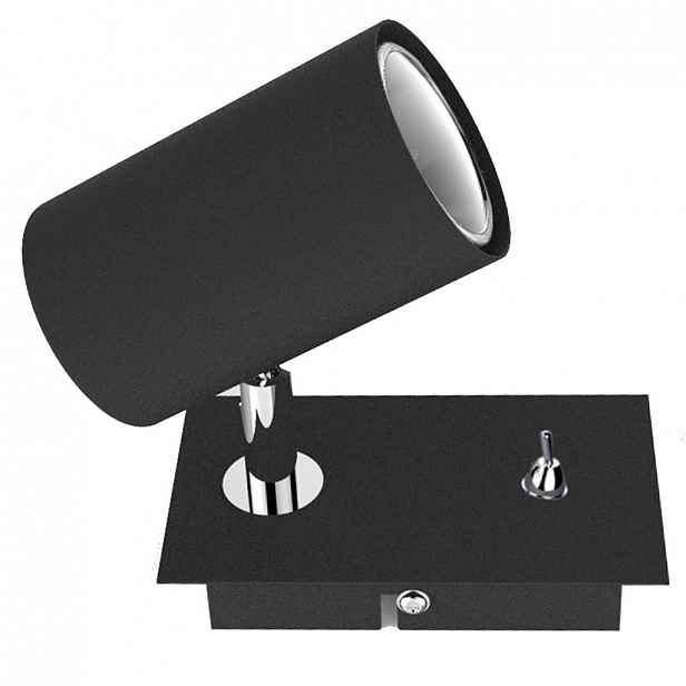 XXXLutz BODOVÉ SVÍTIDLO, 35 W/GU10, 14,7/7/15 cm Xora - Nástěnná svítidla - 008983002501