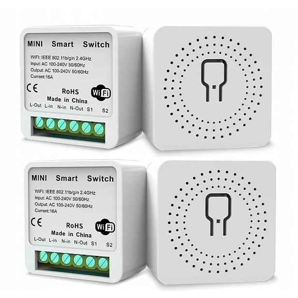 Bezdrátový Reléový Vypínač WiFi modul Smart 16A 4X