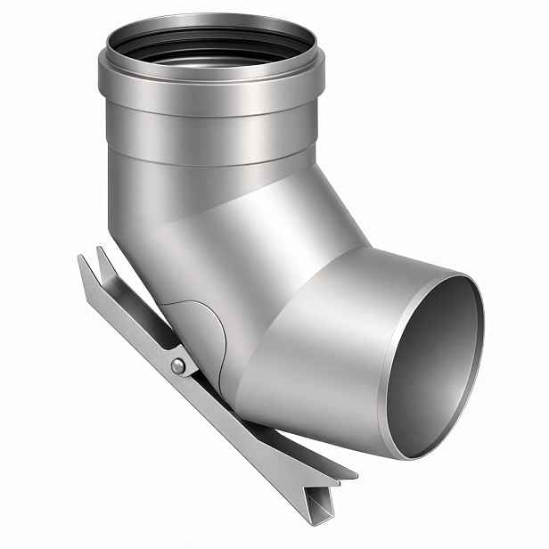 Koleno 90 st Krátké Do Keramického Komína Keramika Turbo Gaz fi 80 mm