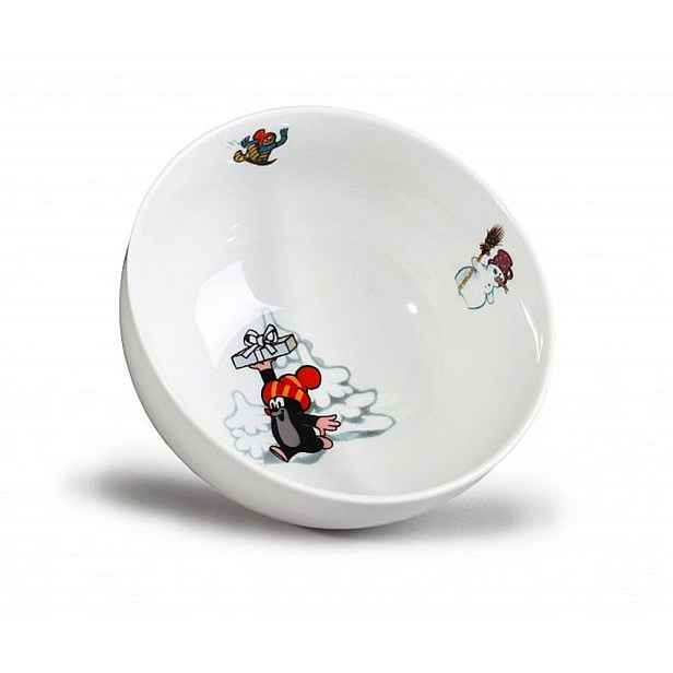 miska d14,5cm VITAL- KRTEK a dárek, dětská, porcelán