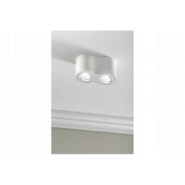 Stropní svítidlo Aveiro Duo Bis, IP20, hliník, 160x80x90 mm, kulaté, bílé