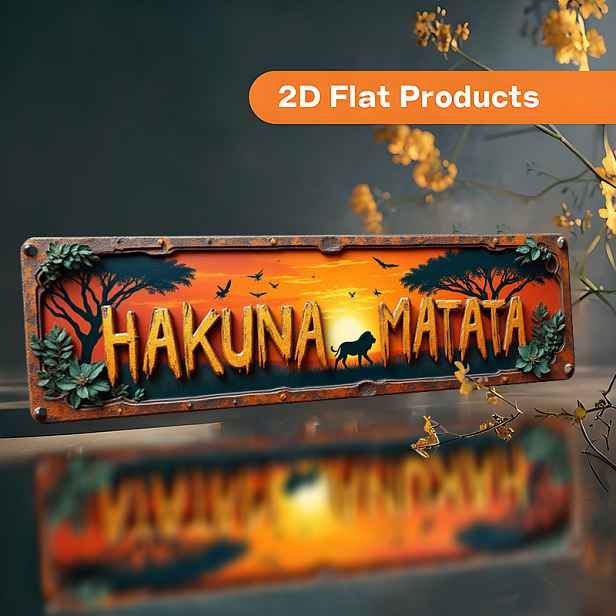 TEMU 2D Plochá, " " Nástěnná Cedule - Retro Vintage Plaketa s Předvrtanými Otvory Vhodná pro Domácí, Kancelářskou, Kavárenskou Dekoraci - Dřevěná