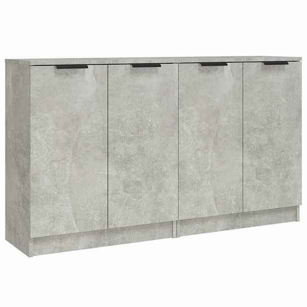 vidaXL Příborníky 2 ks betonově šedé 60 x 30 x 70 cm kompozitní dřevo