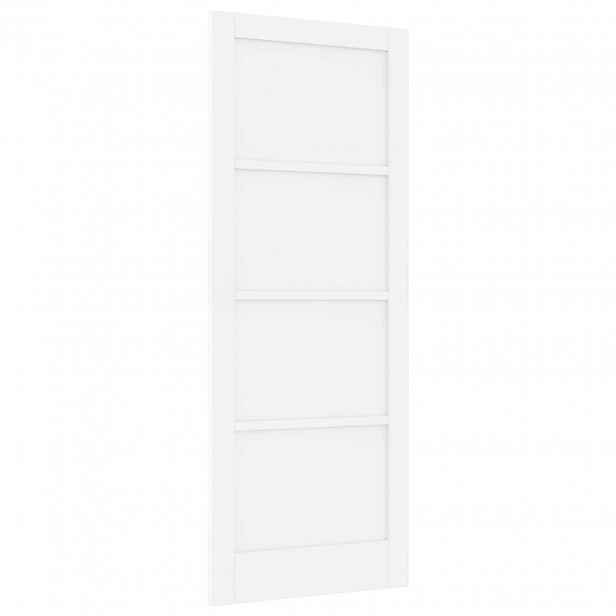 vidaXL Vnitřní dveře 83 x 211 cm Překližka Bílá