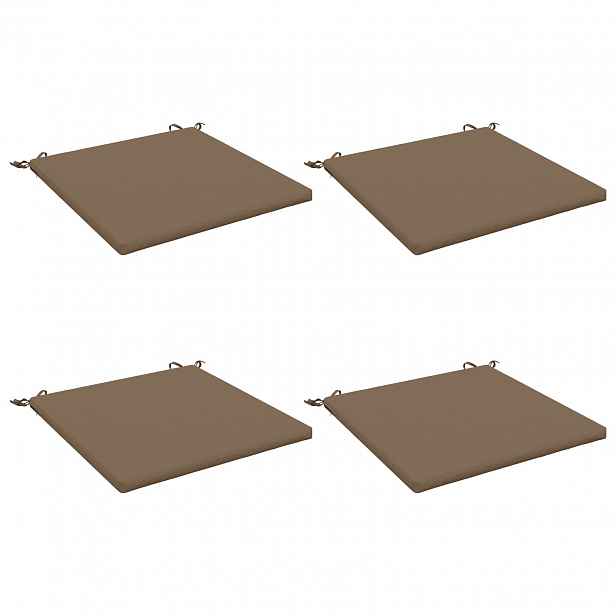 vidaXL Polstry ve 4 kusech SOEST 4 ks 100% polyester Taupe