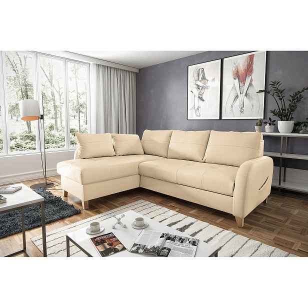 Livetastic ROHOVÁ SEDAČKA, textil, kůže, béžová