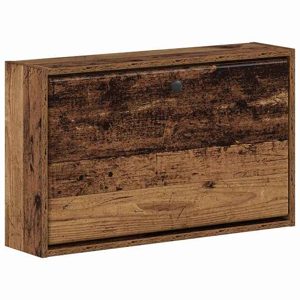 vidaXL Nástěnná skříň na boty BREDA 71 x 17 x 43 cm Kompozitní dřevo