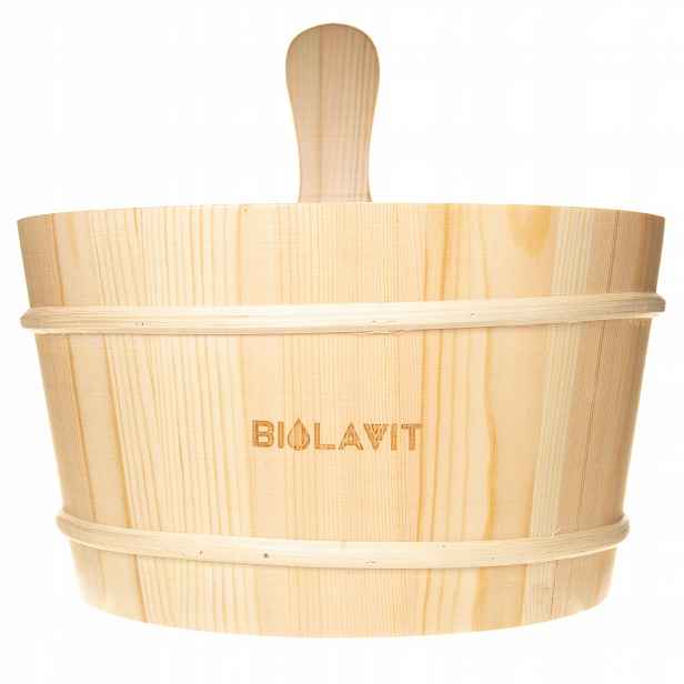 Kbelík do sauny Bilovit borovicový s náplní 4 L