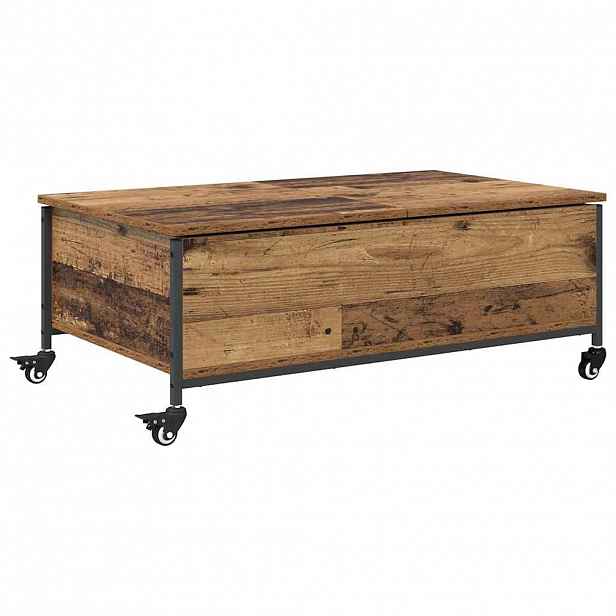 vidaXL Konferenční stolek Staré dřevo 91 x 55 x 32 cm Kompozitní dřevo