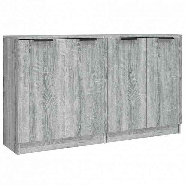 vidaXL Příborníky 2 ks šedé sonoma 60 x 30 x 70 cm kompozitní dřevo
