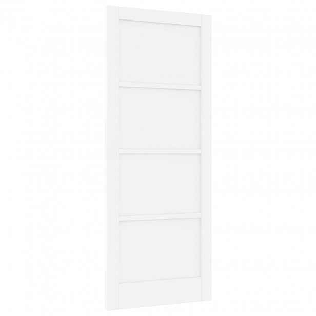vidaXL Vnitřní dveře 86 x 211 cm Překližka Bílá