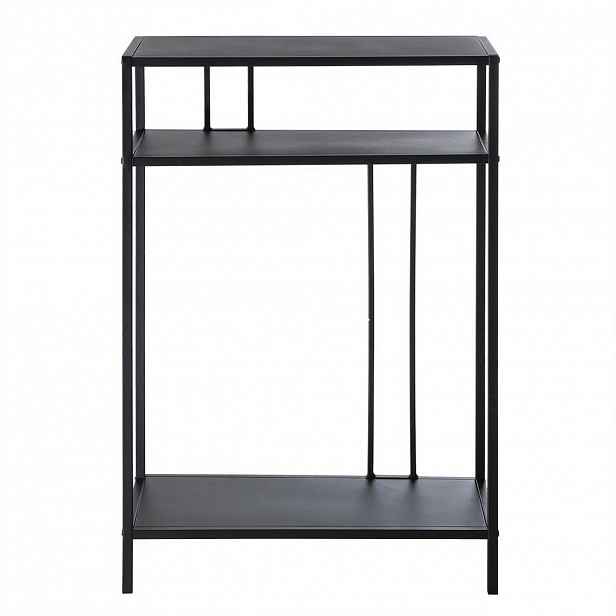 Calicosy VYSOKÝ konzolový stolek z černého kovu, V 90 cm - OLLI