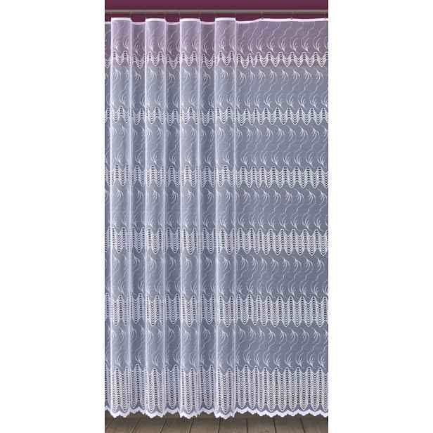 Mg Záclona 603/73 Bílá 350x250 cm Hotová Obšitá Bt