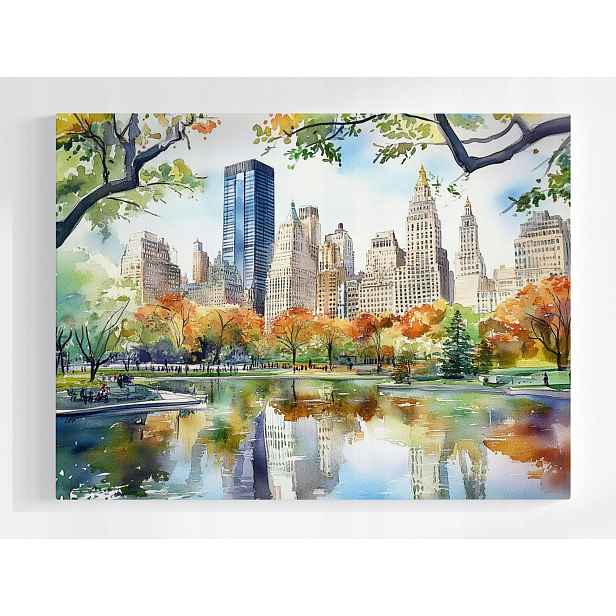 Plakát Město Nyc New York Manhattan Central Park 100x75