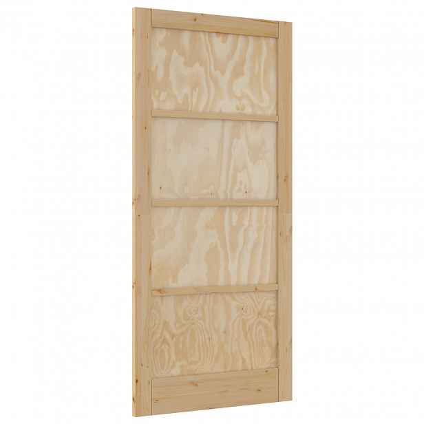 vidaXL Vnitřní dveře 93 x 202 cm Překližka Přírodní