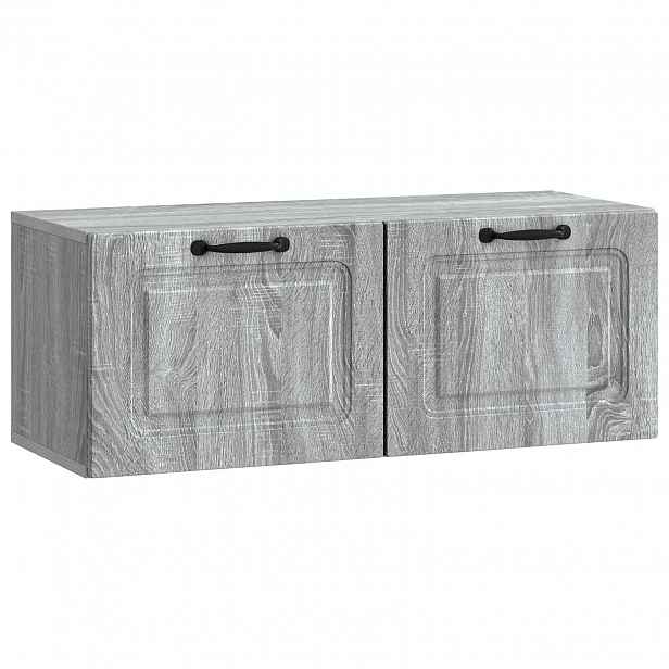 vidaXL Nástěnná TV skříň 78,5 x 31 x 30 cm Šedá sonoma