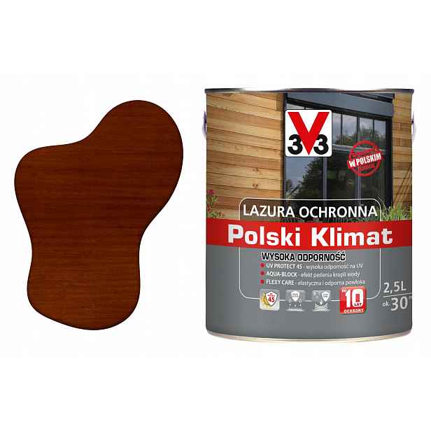 3V3 Výkonný lakovací nátěr pro střešní krytinu, Uv ochranná impregnace na dřevo Extra