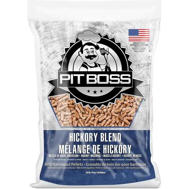 Dřevěné pelety Pit Boss Hickory, 9 kg