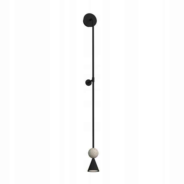 Nástěnná lampa Bingo Černá Led 8 W MaxLight