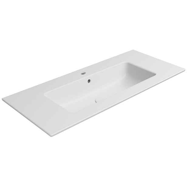GSI PURA keramické umyvadlo Slim 102x46cm, bílá mat