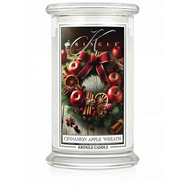 Velká svíčka Cinnamon Apple Wreath Kringle Candle