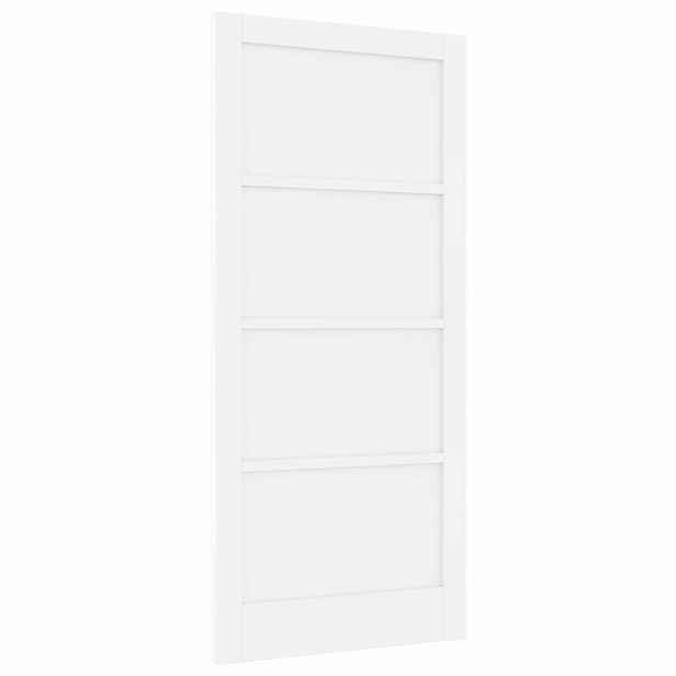 vidaXL Vnitřní dveře 93 x 202 cm Překližka Bílá