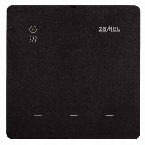 Regulátor teploty Zamel GKW-02 černý Supla Termostat WiFi Aplikace