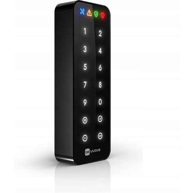 Be Wave bezdrátová dotyková klávesnice Smart Keypad AKP-200-B černá