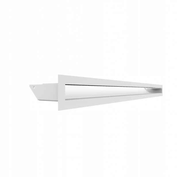 Ventilační Krbová Mřížka Luft pro krb Sf 60x800 bílá 6x80 kovová