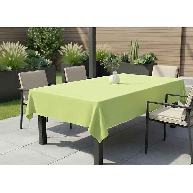Venkovní ubrus GARDEN color 20 pistáciová, různé rozměry Mybesthome Rozměr: 140x240 cm