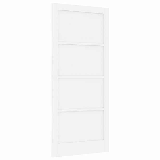 vidaXL Vnitřní dveře 93 x 211 cm Překližka Bílá
