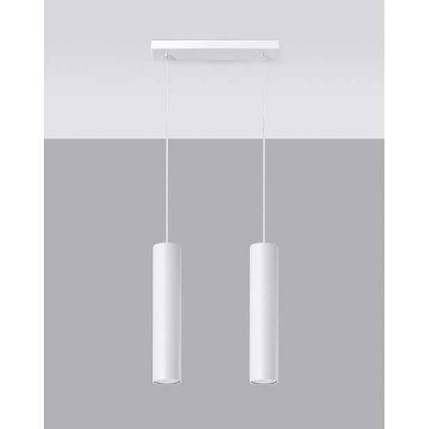 Závěsná lampa Lagos 2 bílá