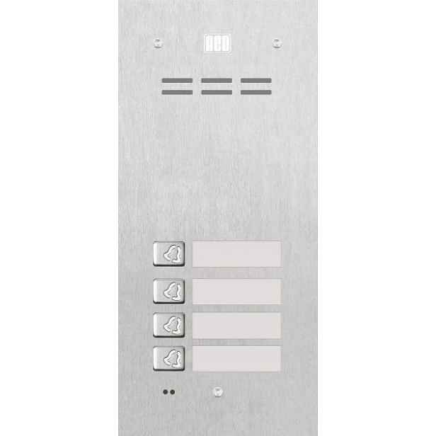 Aco FAM-P-4NPACC panel pod omítku 4-rodinný, čitelný.