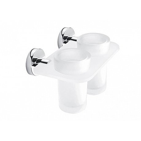Držák skleniček Nimco Unixvčetně skleničky chrom UN X3-58DW-26