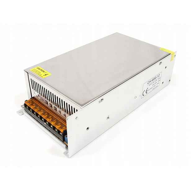 Led modulární napájecí zdroj 12V 600W 50A IP20 s ventilátorem a regulací napětí