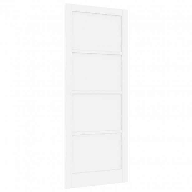 vidaXL Vnitřní dveře 93 x 232 cm Překližka Bílá
