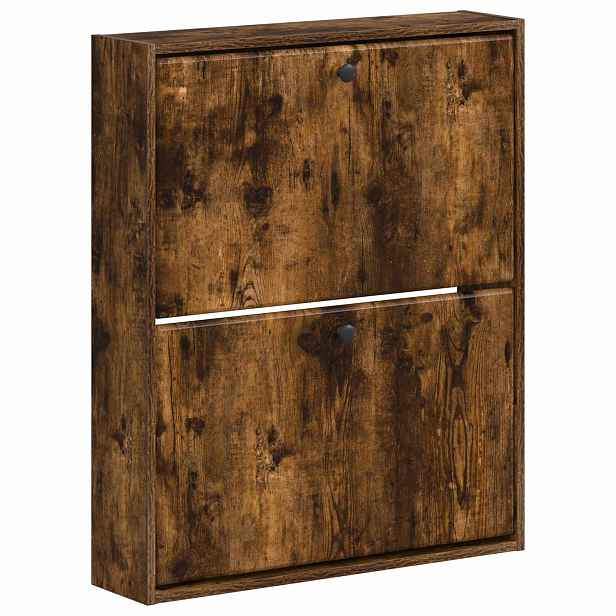 vidaXL Nástěnná skříň na boty BREDA 71 x 17 x 86 cm Kompozitní dřevo