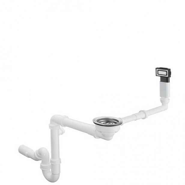 Odpadní souprava k dřezu Hansgrohe nerez 43921800