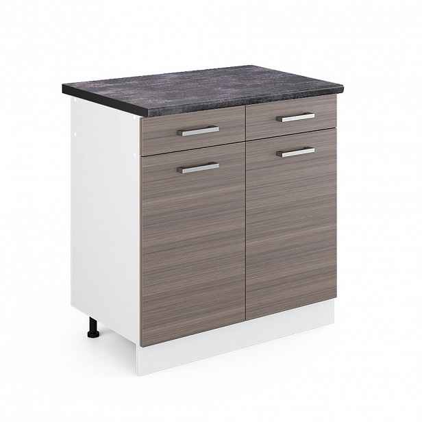 Vicco SPODNÍ SKŘÍŇKA KUCHYŇSKÉ LINKY R-Line Ušlechtilá šedá 80 cm , PD Antracit