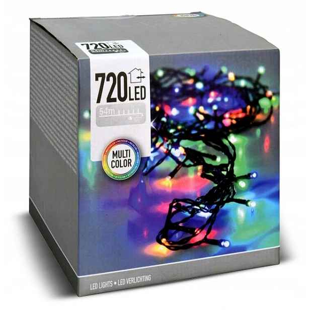 Vánoční osvětlení na stromeček 720 Led multicolor 54 m
