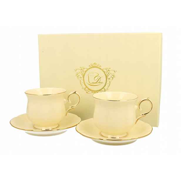 Sada porcelánových šálků Clark 260 ml